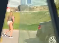 Risqué secret of woman who was filmed carrying out vile act on a car