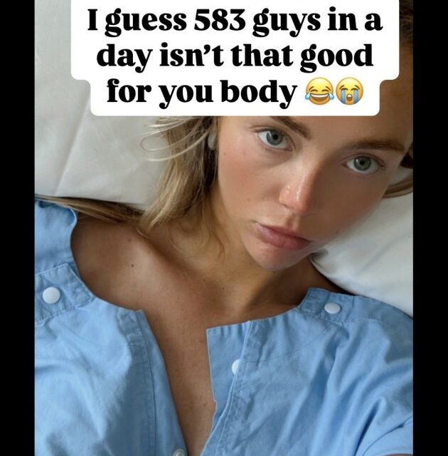 OnlyFans Model Annie Knight Hospitalized After Sleeping With 583 Men in One Day