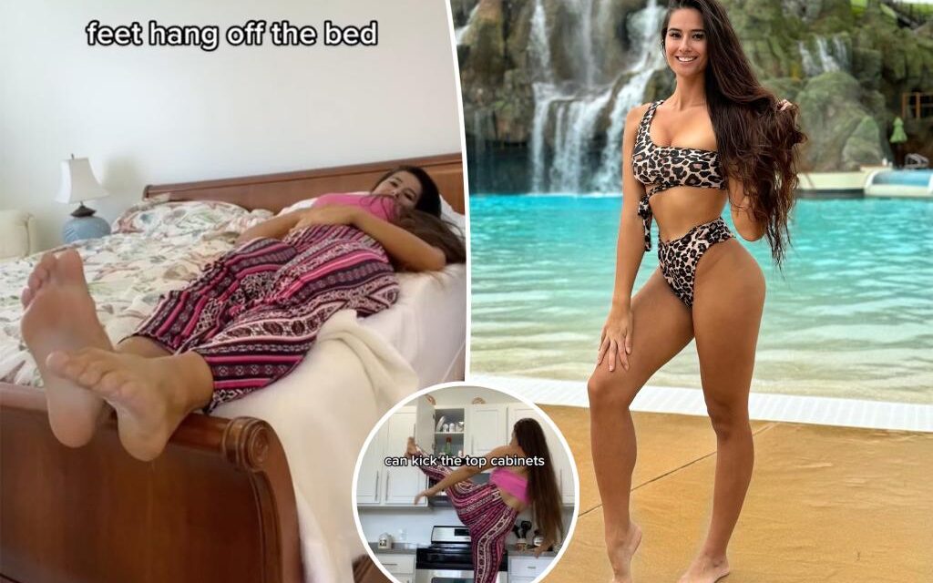 OnlyFans model gets paid millions for being tall — but spends $5K a…