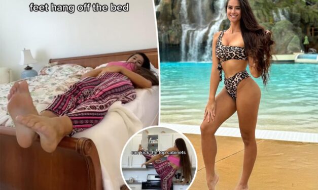 OnlyFans model gets paid millions for being tall — but spends $5K a…