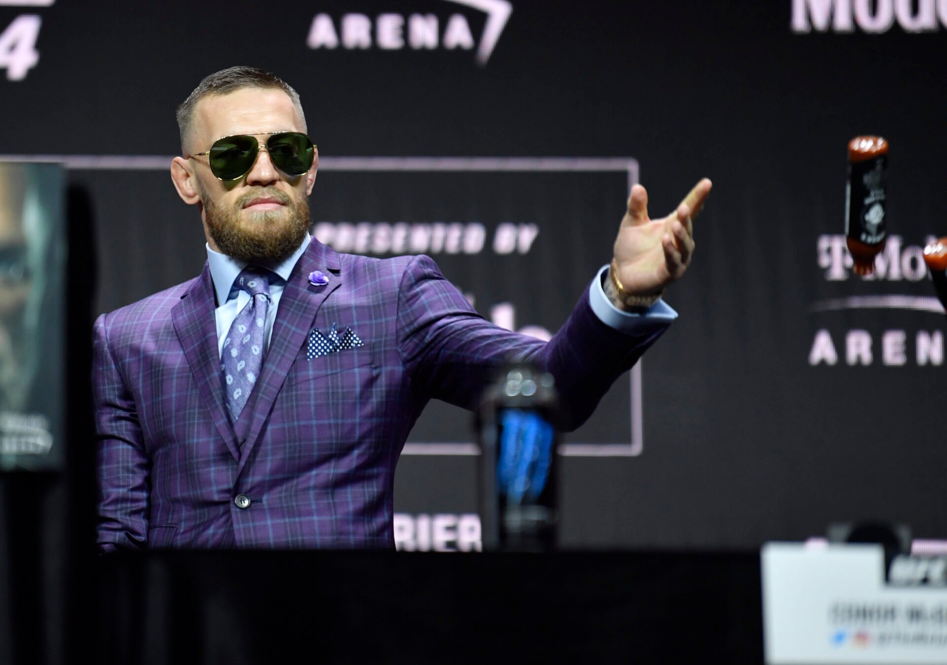 Conor McGregor at the UFC 264 press conference