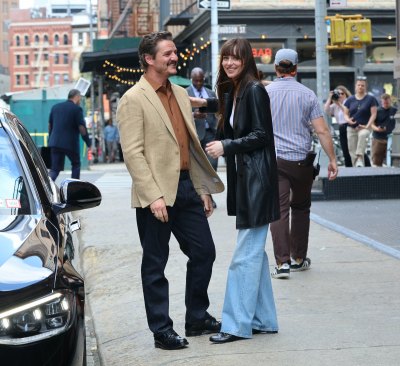 GettyImages 2151570776 dakota pedro onlyfansDakota Johnson Reacts to Pedro Pascal Suggesting OnlyFans for Her Toes