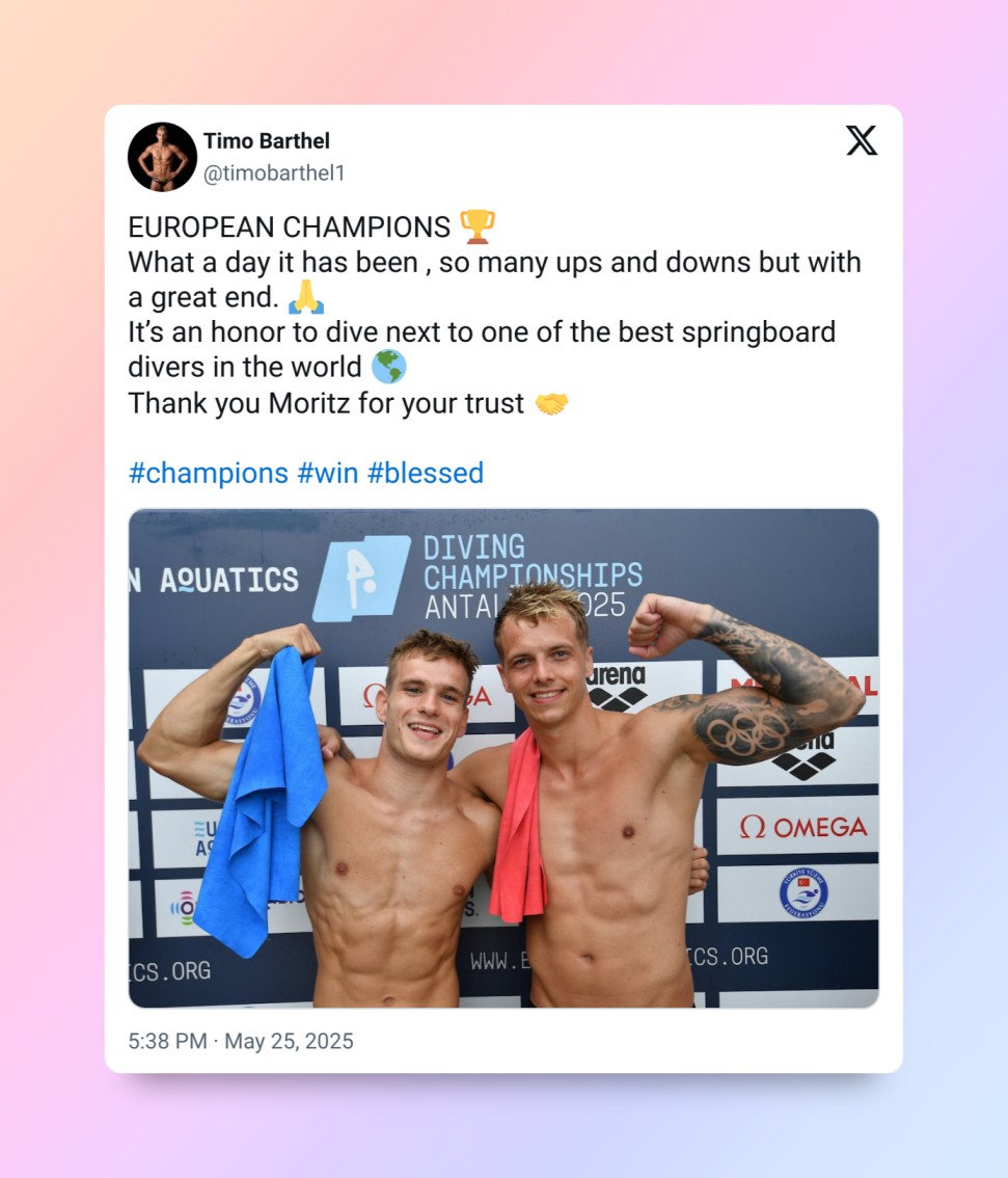 Timo Barthel and Moritz Linus Wesemann