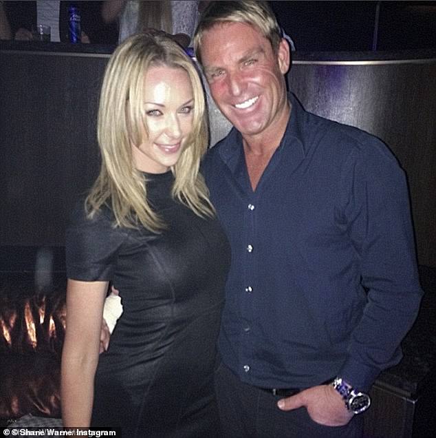 Emily struck up a romance with Warne after his engagement to Liz Hurley came to an end