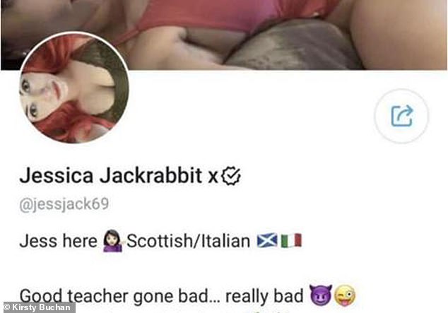 Former physics teacher Kirsty Buchan posted explicit images of herself online