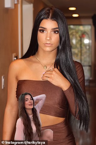 Ari often shares before and after photos and videos on social media