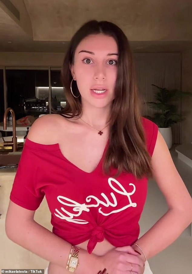 Mikaela Testa, 25, revealed on Sunday she has packed up her $2.7million Gold Coast home and is moving to Germany 'until further notice'